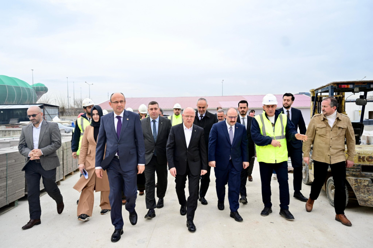 Ali Osman Sönmez Devlet Hastanesi projesi yerinde incelendi - Bursa Hayat Gazetesi-2