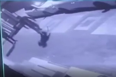 Bursa Yıldırım’da gece vandalizmi güvenlik kamerasında