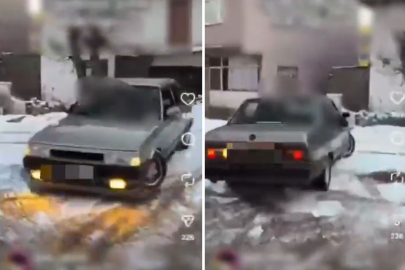 Bursa’da drift atan sürücü sanal devriyeden kaçamadı