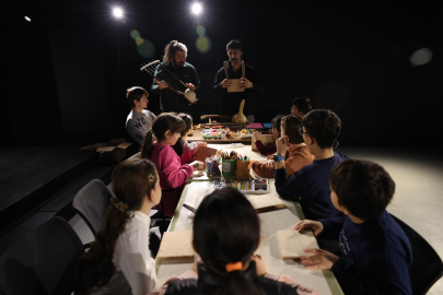 Nilüfer’de sanat dolu hafta sonu: Çocuklar kendi lirlerini tasarladı