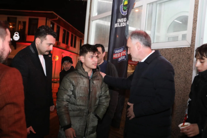 Başkan Taban Berat Kandili’nde vatandaşlarla buluştu