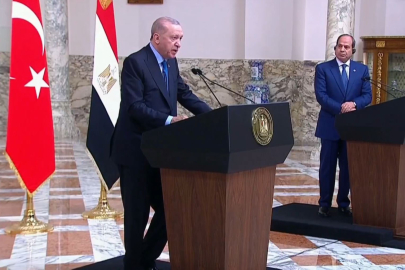 Cumhurbaşkanı Erdoğan ve Sisi'den ortak basın toplantısı