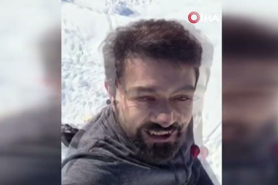 Sivas’ta kardan adam devrimi: 8 metrelik kardan adam!