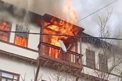 Bursa İznik'te mahalleliyi sokağa döken yangın!