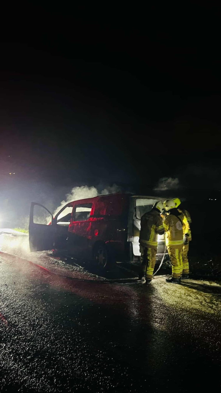 Karacabey’de yol ortasında yangın paniği! -Bursa Hayat-2