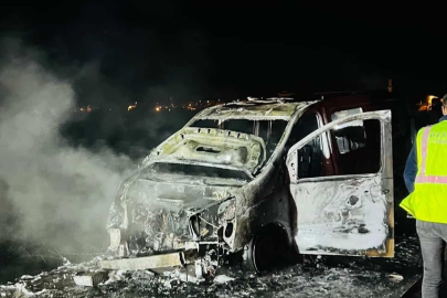 Karacabey’de yol ortasında yangın paniği!