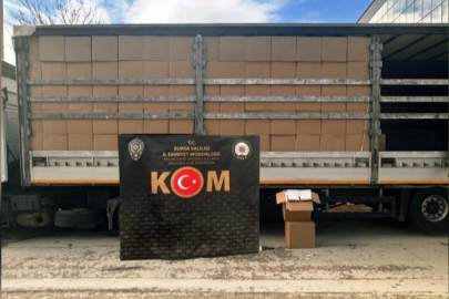 Bursa’da dev kaçak makaron operasyonu: Şüpheliler gözaltında!