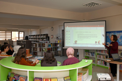 Hüdavendigar Yetenek Evi’nde kitap atölyesi