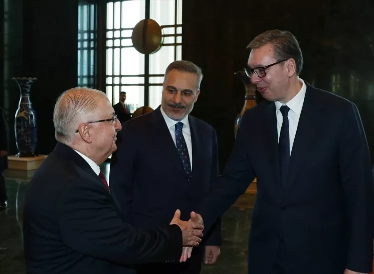 Erdoğan, Sırbistan Cumhurbaşkanı Vucic’i Külliye’de ağırladı-Bursa Hayat-3