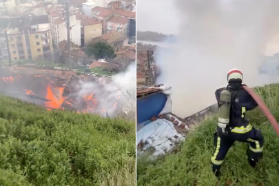 Bursa Gemlik’te ev yangını! Korku dolu anlar yaşandı