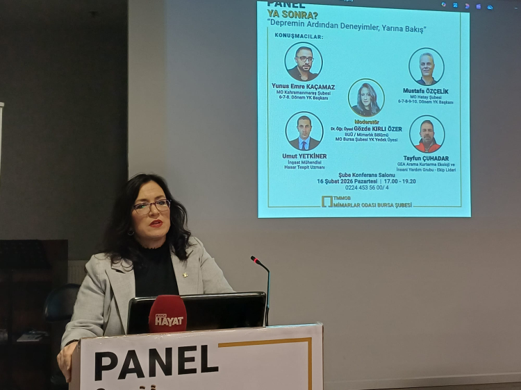 Bursa’da, ‘Ya Sonra? Depremin Ardından: Deneyimler, Yarına Bakış’ paneli gerçekleşti-Bursa Hayat-3