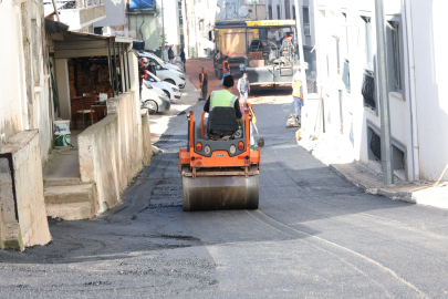 Osmangazi'de sokaklar modern asfaltla baştan sona yenileniyor