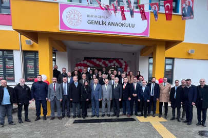 Bursa Gemlik’te yeni eğitim yuvası törenle açıldı
