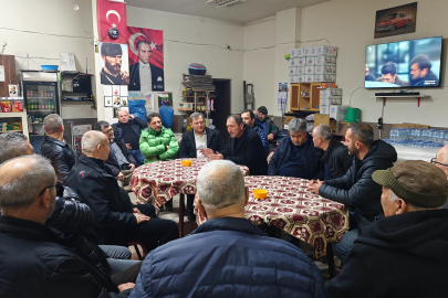 Hasan Malatya Kurtul Köyü’nde üreticilerle buluştu