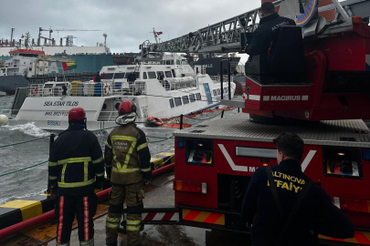 Fırtına tehlikesi: Altınova’da yolcu gemisi personeli tahliye edildi!