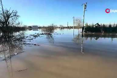 Meriç Nehri debisi artıyor! Taşkın alarmı