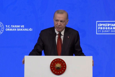 Cumhurbaşkanı Erdoğan’dan çiftçilerle iftar programında müjdeler