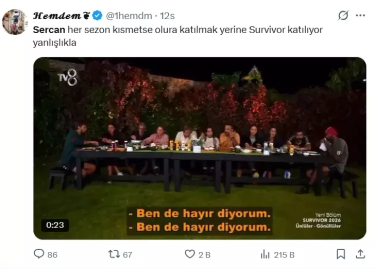 Eski Bursasporlu Sercan, Survivor’da gönül üçgeninin merkezinde!-Bursa Hayat-4
