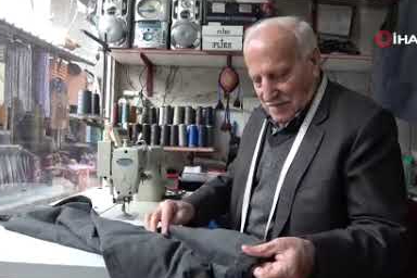 66 yıllık usta! Şalvar geleneğini yaşatıyor