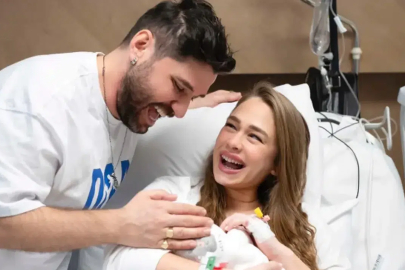 Begüm Öner ve Ceyhun Fersoy’un mutlu günü: Karya dünyaya geldi!