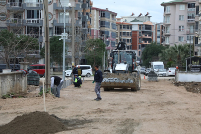 Edremit’in dört bir yanında altyapı çalışmaları sürüyor