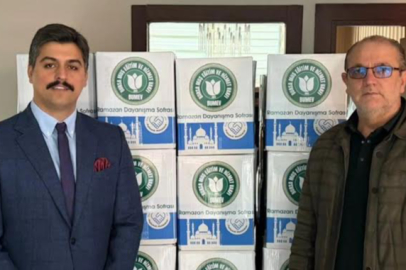 BUMEV erzak kolilerini sofralarla buluşturuyor