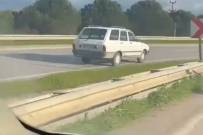 Bursa’da ters şerit kabusu: O anlar kayda alındı!