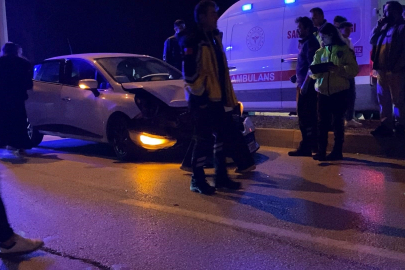 Bursa'da kazadan kaçamadı! Aynı yönde seyrederken önüne geçti