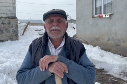 Kars’ta kışın gücü: Evler ve ağıllar beyaz esaret altında!