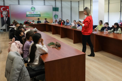 Bursa’da çocuklar hayal güçlerini kullanarak kendi evlerini tasarladı