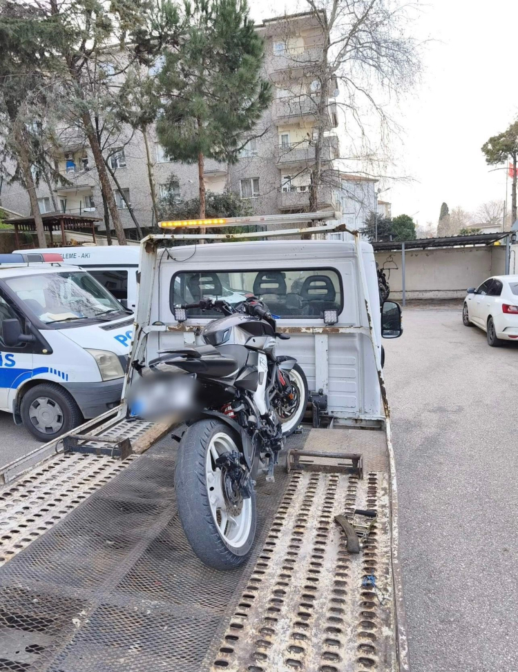 Mudanya’da kaçan motosiklet sürücüsüne rekor ceza! -Bursa Hayat-2