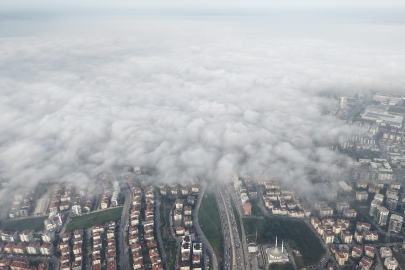 Film seti gibi manzara: Bursa sisle kaplandı!