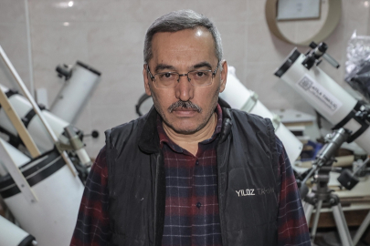 Bursa'da emekli öğretmenin uzay mesaisi: 20 yıldır teleskop yapıyor