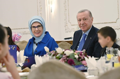 Cumhurbaşkanı Erdoğan devlet himayesindeki çocuklarla buluştu