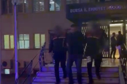 Bursa'da polisin takibinden kaçamadı!