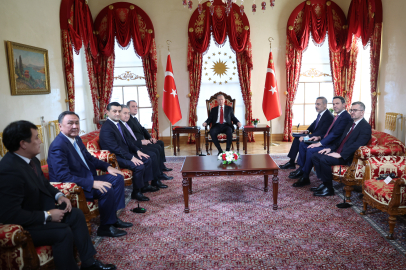Cumhurbaşkanı Erdoğan, TDT üye ülkelerinin dışişleri bakanlarını ağırladı