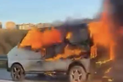 Bursa çevre yolunda korkutan yangın!