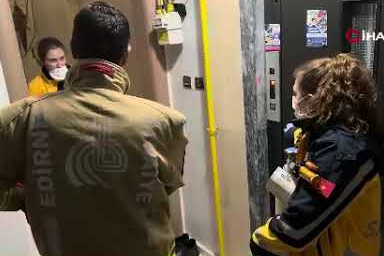 Ekipleri harekete geçirdi, uyurken bulundu