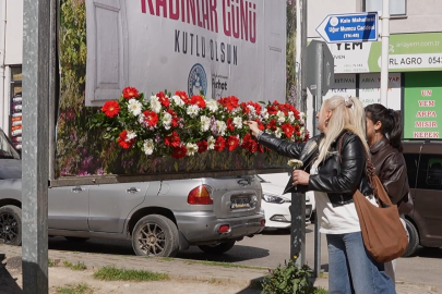 Bursa Kestel'de kadınlar için anlamlı jest