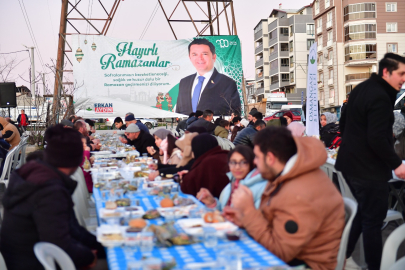 Osmangazi Geçit Mahallesi’nde binler aynı iftar sofrasında buluştu