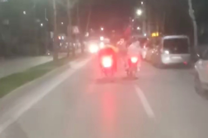 Bursa’da dur ihtarına uymayan motorlu polisi peşine taktı