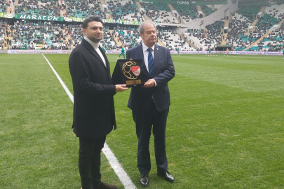Bursaspor'un misafirperverliği ödülle taçlandı