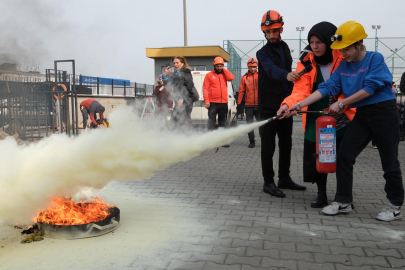 Yıldırım’da öğrencilere afet bilinci kazandıran tatbikat