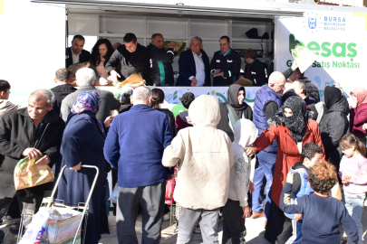 Bursa Büyükşehir’den Yenişehirlilere sıcak ikram