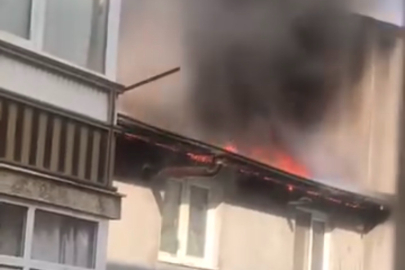 Bursa’da çatı katı yangını korkuttu!