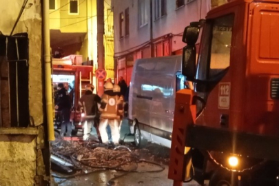 Bursa'da mahallede panik! İtfaiye, sağlık ve polis ekipleri olay yerinde