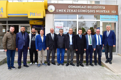 Başkan Erkan Aydın Emek Zekai Gümüşdiş sakinlerinin talepleri dinlendi