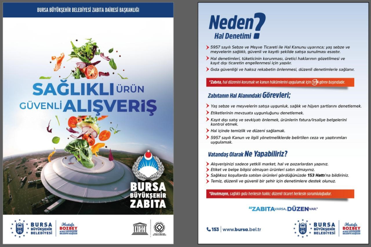 Bursa’da zabıta ekiplerinden tüketici hakları bilgilendirmesi-Bursa Hayat-5