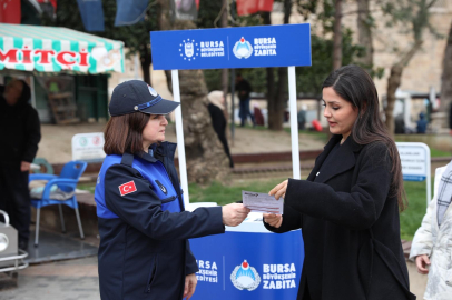 Bursa’da zabıta ekiplerinden tüketici hakları bilgilendirmesi