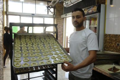 Kilis’te yöresel Kahke için mesai arttı